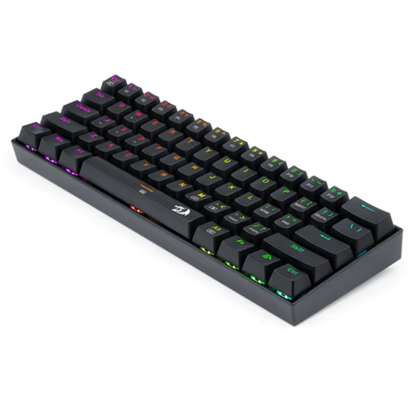Redragon K630RGB Gaming Mechanical Keyboard 61 Keys Compact Mechanical Keyboard, Pro Driver Support | Gaming Keyboard