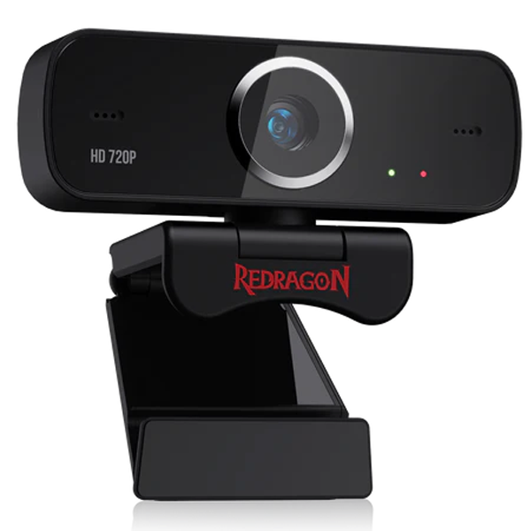 Redragon GW600 720P Webcam with Built-in Dual Microphone 360-Degree Rotation | WebCAM