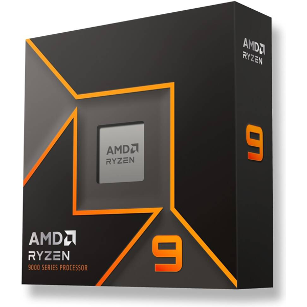 AMD Ryzen 9 9900X AM5 CPU Processor, 12 Cores & 24 Threads, 5.6 GHz Max Boost Clock, 12MB L2 & 64MB L3 Cache, AMD Radeon Graphics|Accessories
