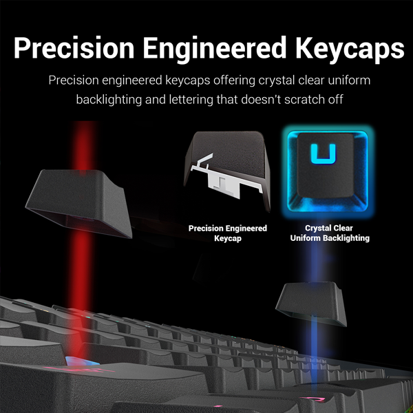 REDRAGON K551 MECHANICAL GAMING KEYBOARD RGB LED RAINBOW BACKLIT WIRED KEYBOARD | Gaming Keyboard