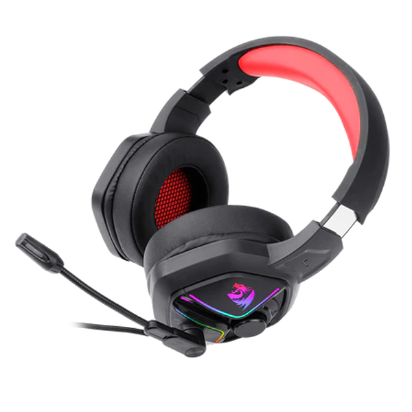 Redragon H230 Ajax RGB Wired Gaming Headset, Dynamic RGB Backlight | Gaming Headset