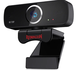 Redragon GW600 720P Webcam with Built-in Dual Microphone 360-Degree Rotation|WebCAM