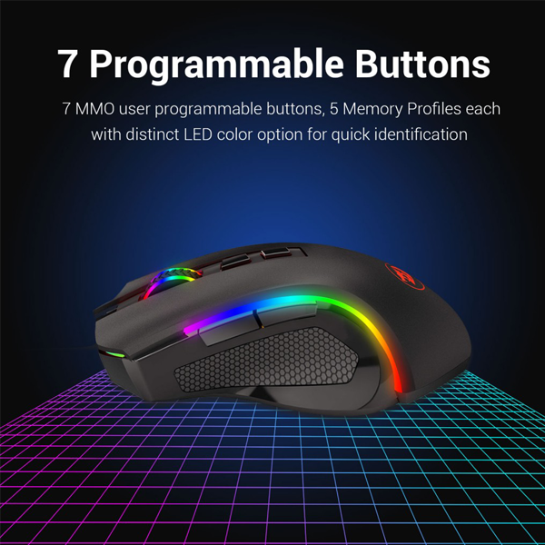 REDRAGON M602 WIRELESS GAMING MOUSE RGB BACKLIT|ACCESSORIES