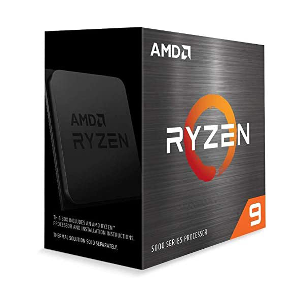 AMD Ryzen 9 5900X Desktop Processor, 3.7GHz Base Clock & 4.8GHz (Max Boost Clock), AM4, 24 Threads | Gaming Component