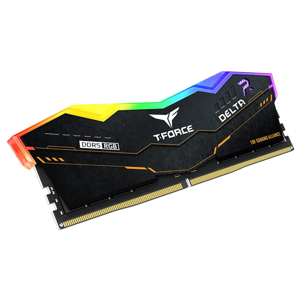 TEAMGROUP T-Force Delta RGB DDR5 Ram 32GB Kit (2x16GB) 5200MHz (PC5-41600) CL40 Desktop Memory Module Ram (White) for 600 Series Chipset | Gaming Component