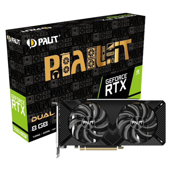 PALIT VGA  RTX2060 DUAL 12GB GDDR6 192bit DVI HDMI DP | VGA